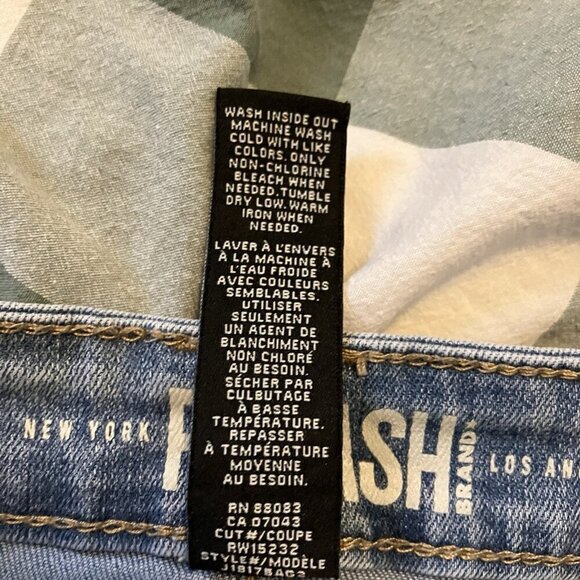 Rewash Denim Maxi Skirt Womens 11/30 Cargo Y2K Long 2000s Style Stretch Cotton - Picture 6 of 9